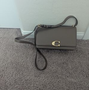 Coach Bandit Shoulder Bag in Dark Stone